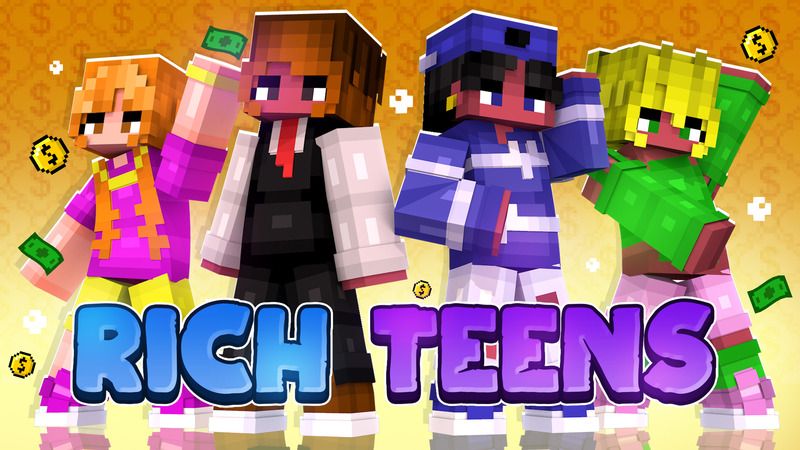 Rich Teens on the Minecraft Marketplace by CodeStudios Rich Teens on the Minecraft Marketplace by CodeStudios