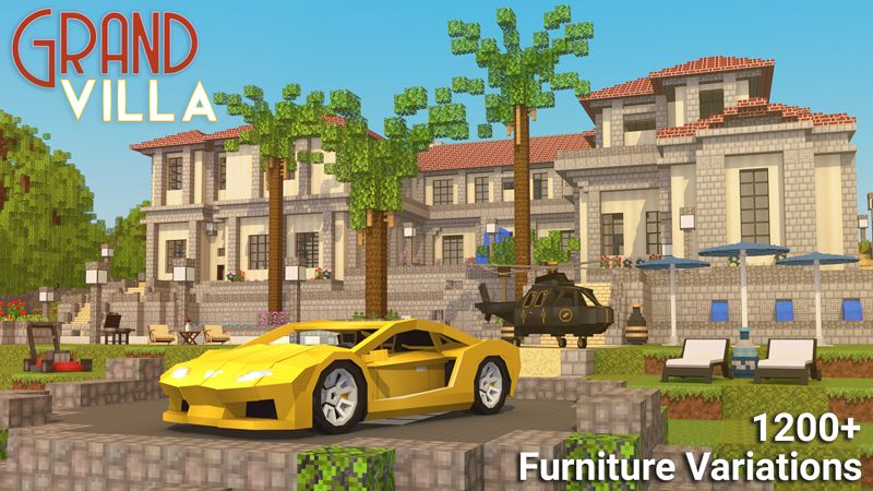 Luxury Furniture Grand Villa on the Minecraft Marketplace by Impulse