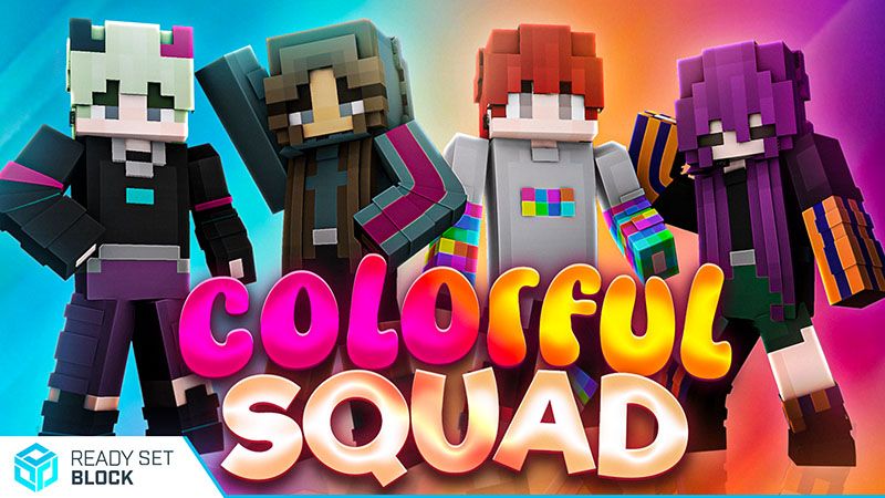Colorful Squad on the Minecraft Marketplace by Ready, Set, Block!