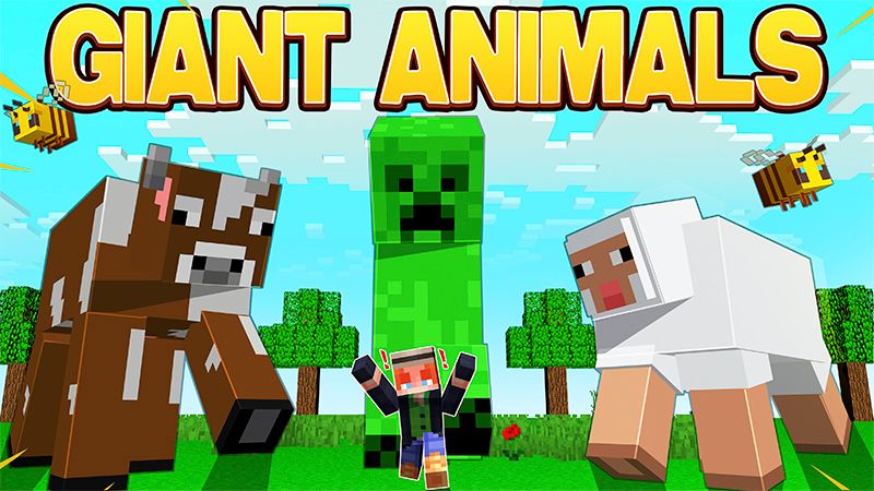 Giant Animals on the Minecraft Marketplace by AquaStudio Giant Animals on the Minecraft Marketplace by AquaStudio