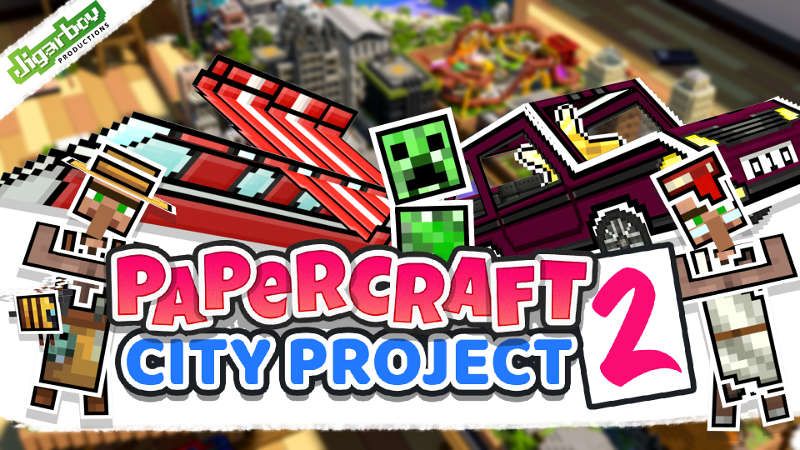 Papercraft 2 City Project on the Minecraft Marketplace by Jigarbov Productions