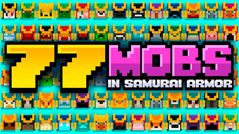 77 MOBS IN SAMURAI ARMOR on the Minecraft Marketplace by Team VoidFeather