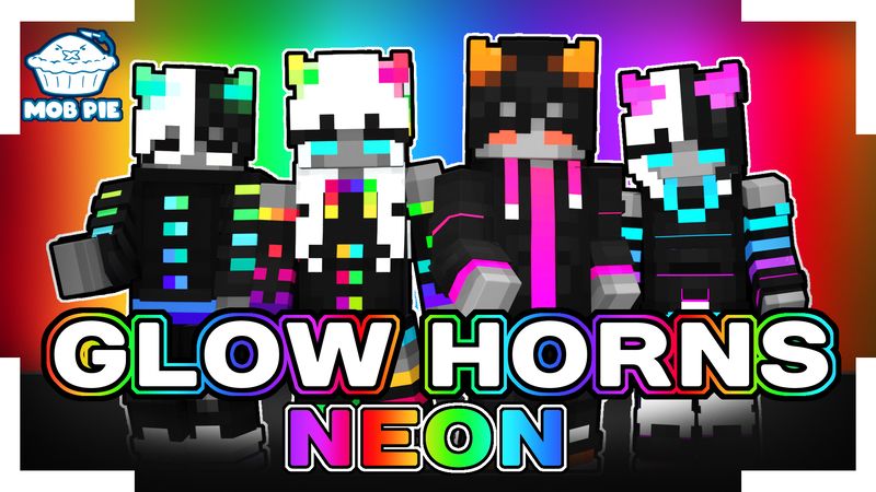Glow Horns Neon on the Minecraft Marketplace by Mob Pie Glow Horns Neon on the Minecraft Marketplace by Mob Pie
