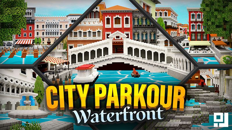City Parkour Waterfront on the Minecraft Marketplace by inPixel