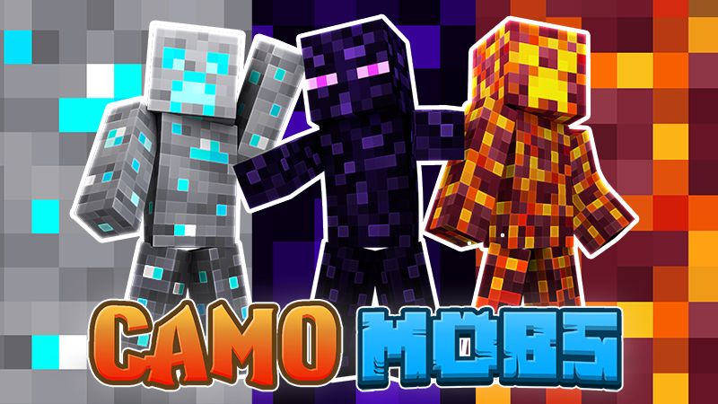 Camo Mobs by The Lucky Petals (Minecraft Skin Pack) - Minecraft ...