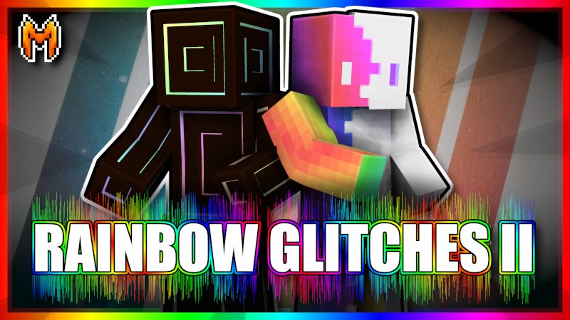 Rainbow Glitches II on the Minecraft Marketplace by Metallurgy Blockworks