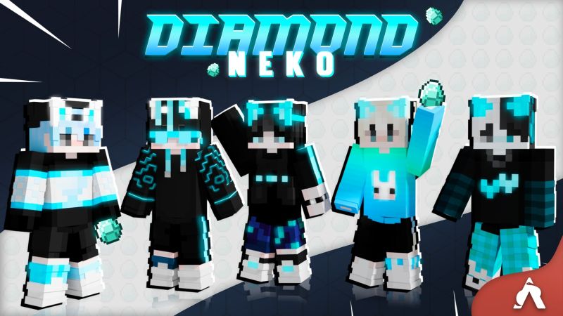 Diamond Neko on the Minecraft Marketplace by Atheris Games