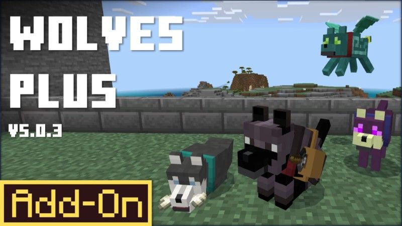 Wolves Plus AddOn v503 on the Minecraft Marketplace by JWolf Creations