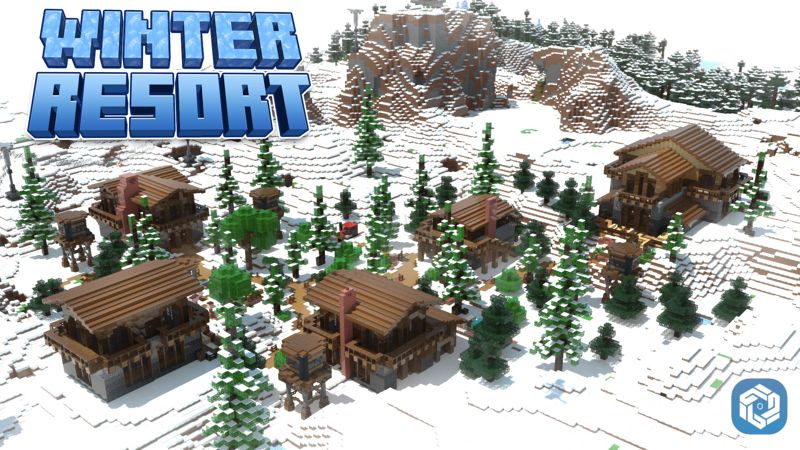 Winter Resort on the Minecraft Marketplace by Pixell Studio