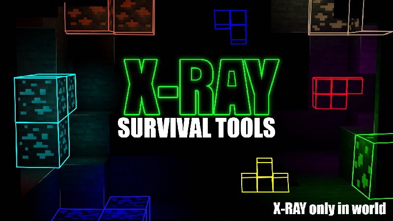 XRay Survival Tools on the Minecraft Marketplace by Snail Studios XRay Survival Tools on the Minecraft Marketplace by Snail Studios