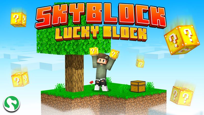 Skyblock Lucky Blocks on the Minecraft Marketplace by Dodo Studios Skyblock Lucky Blocks on the Minecraft Marketplace by Dodo Studios
