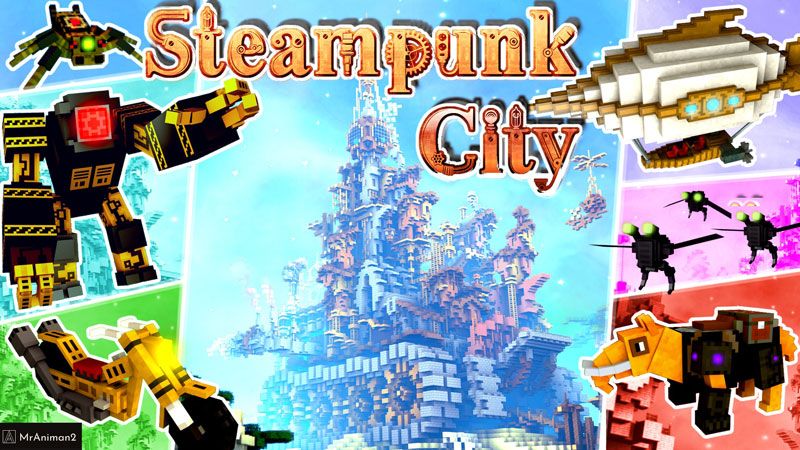 Steampunk City on the Minecraft Marketplace by MrAniman2 Steampunk City on the Minecraft Marketplace by MrAniman2