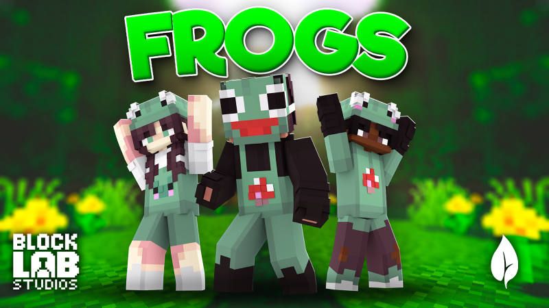 Frogs on the Minecraft Marketplace by BLOCKLAB Studios Frogs on the Minecraft Marketplace by BLOCKLAB Studios