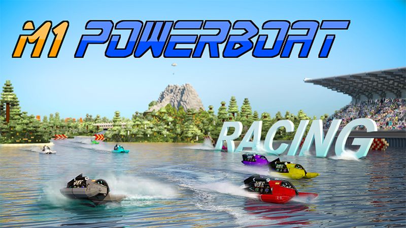 M1 Powerboat Racing on the Minecraft Marketplace by Netherpixel