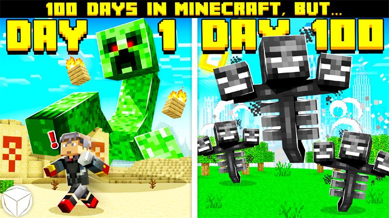 100 Days in Minecraft BUT on the Minecraft Marketplace by Logdotzip 100 Days in Minecraft BUT on the Minecraft Marketplace by Logdotzip