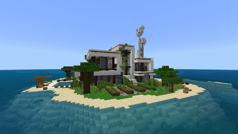 Modern House Survival by In Mine