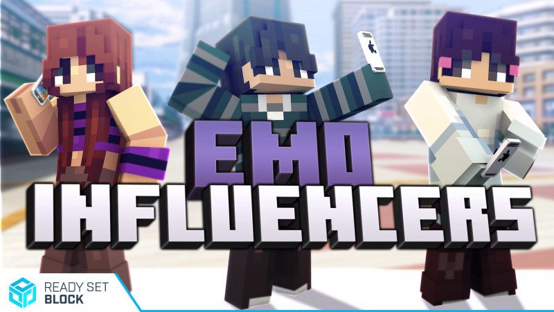 Emo Influencers on the Minecraft Marketplace by Ready, Set, Block!