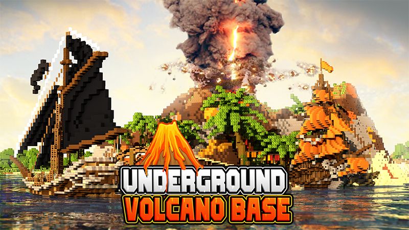 Underground Volcano Base on the Minecraft Marketplace by G2Crafted
