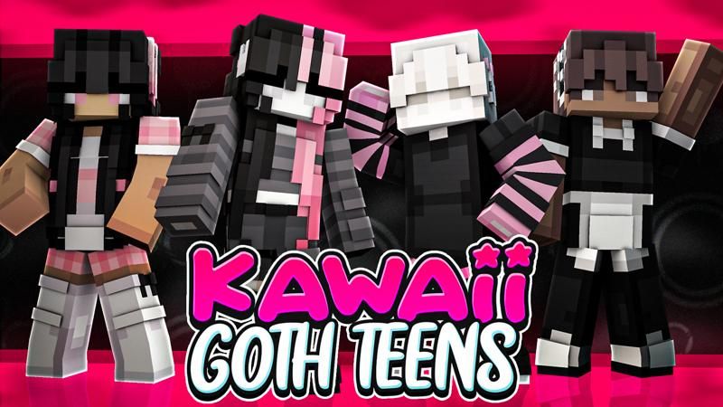 Kawaii Goth Teens on the Minecraft Marketplace by FTB Kawaii Goth Teens on the Minecraft Marketplace by FTB