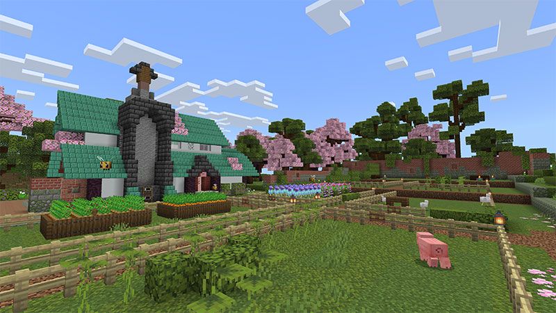Cherry Blossom Treehouse by Team VoidFeather