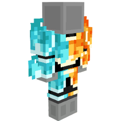 Mixed Fire Chestplate on the Minecraft Marketplace by Spark Universe