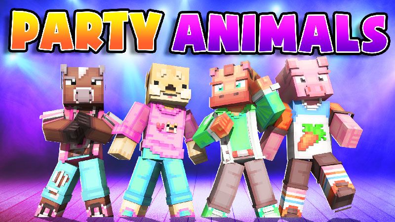 Party Animals on the Minecraft Marketplace by Dark Lab Creations Party Animals on the Minecraft Marketplace by Dark Lab Creations
