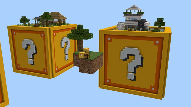 Giant Lucky Block Skyblock by Pixelusion