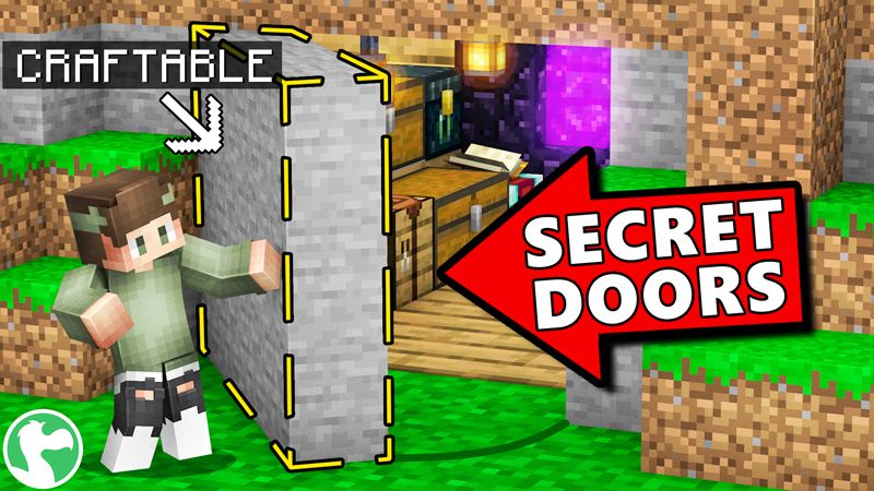 Secret Doors on the Minecraft Marketplace by Dodo Studios