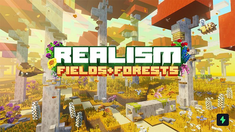 REALISM 11  FieldsForests on the Minecraft Marketplace by Panascais
