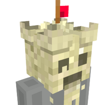 Sand Castle Head on the Minecraft Marketplace by Cleverlike