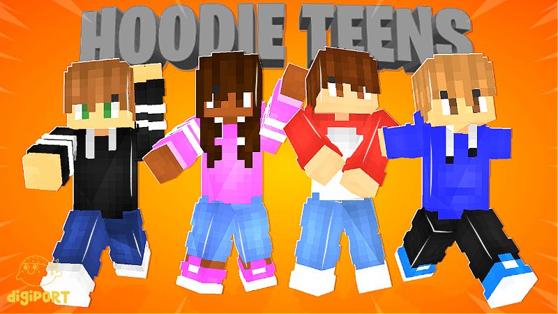 Hoodie Teens on the Minecraft Marketplace by DigiPort