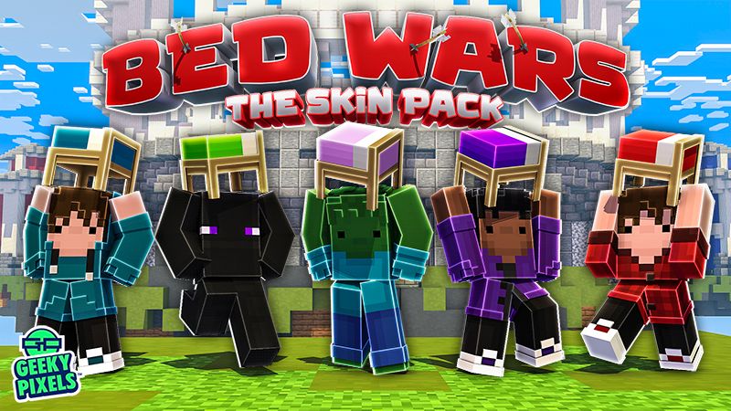 Bed Wars The Skin Pack on the Minecraft Marketplace by Geeky Pixels Bed Wars The Skin Pack on the Minecraft Marketplace by Geeky Pixels
