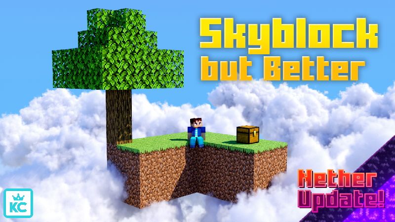 Skyblock but Better on the Minecraft Marketplace by King Cube Skyblock but Better on the Minecraft Marketplace by King Cube