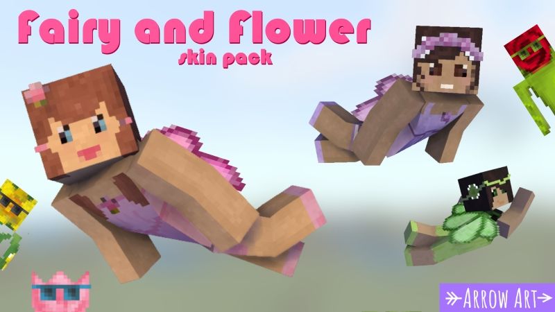 Fairy and Flower Skin Pack on the Minecraft Marketplace by Arrow Art Games
