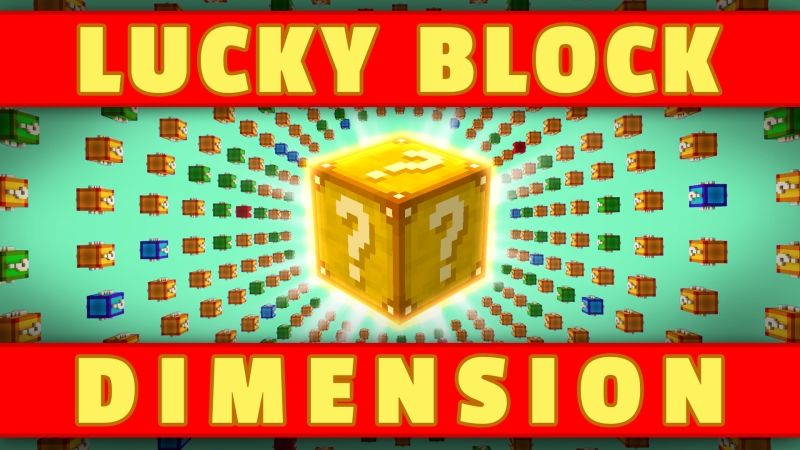 Lucky Block Dimension on the Minecraft Marketplace by Dig Down Studios