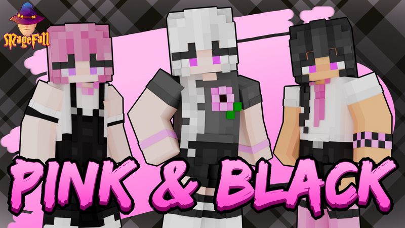 Pink Black on the Minecraft Marketplace by Magefall Pink Black on the Minecraft Marketplace by Magefall