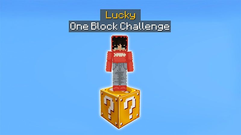 Lucky Block Challenge Map Lucky One Block Challenge By Lifeboat (Minecraft Marketplace Map) -  Minecraft Marketplace