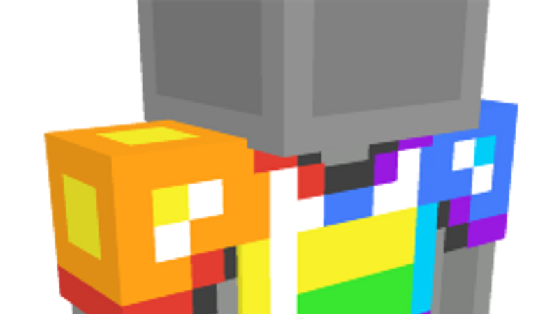 Rainbow Chestplate on the Minecraft Marketplace by Blocky