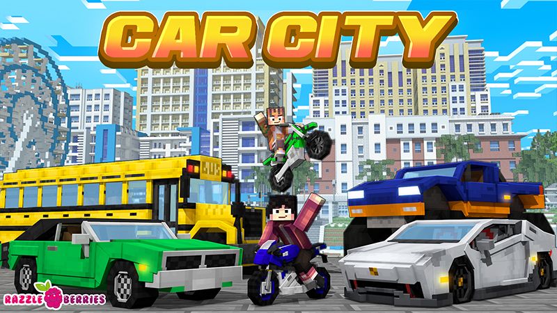 Car City on the Minecraft Marketplace by Razzleberries Car City on the Minecraft Marketplace by Razzleberries