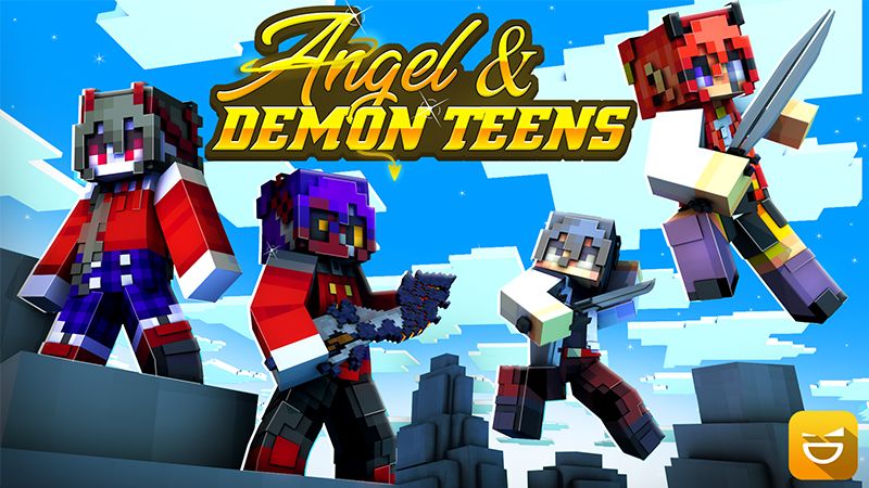 Angel Demon Teens on the Minecraft Marketplace by Giggle Block Studios Angel Demon Teens on the Minecraft Marketplace by Giggle Block Studios