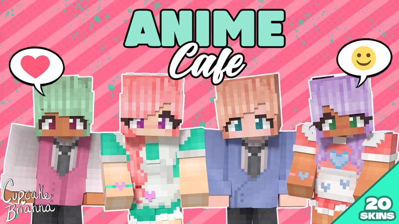 Anime Cafe HD Skin Pack on the Minecraft Marketplace by CupcakeBrianna