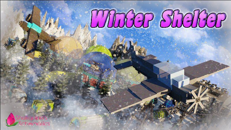 Winter Shelter on the Minecraft Marketplace by Shaliquinn's Schematics