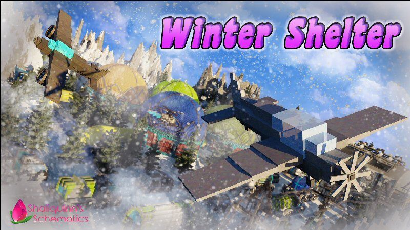 Winter Shelter on the Minecraft Marketplace by Shaliquinn's Schematics Winter Shelter on the Minecraft Marketplace by Shaliquinn's Schematics