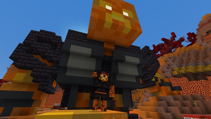 Becoming Lava Creeper by CubeCraft Games