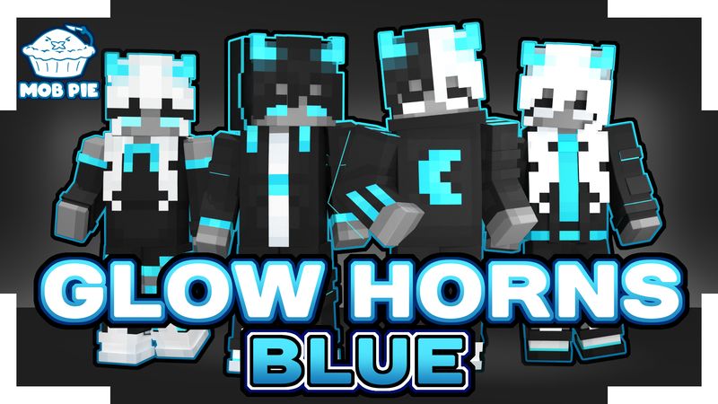 Glow Horns Blue on the Minecraft Marketplace by Mob Pie