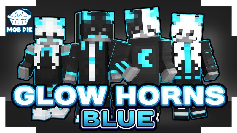 Glow Horns Blue on the Minecraft Marketplace by Mob Pie Glow Horns Blue on the Minecraft Marketplace by Mob Pie