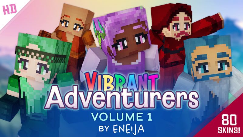 Vibrant Adventurers Volume 1 on the Minecraft Marketplace by Eneija Vibrant Adventurers Volume 1 on the Minecraft Marketplace by Eneija