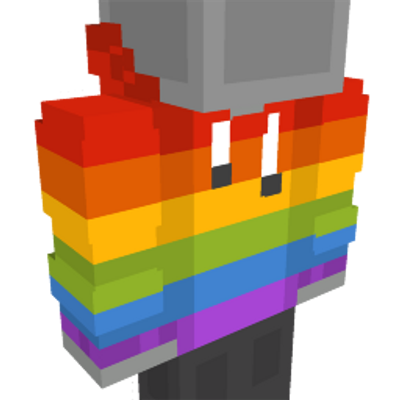 Rainbow Hoodie on the Minecraft Marketplace by Glorious Studios