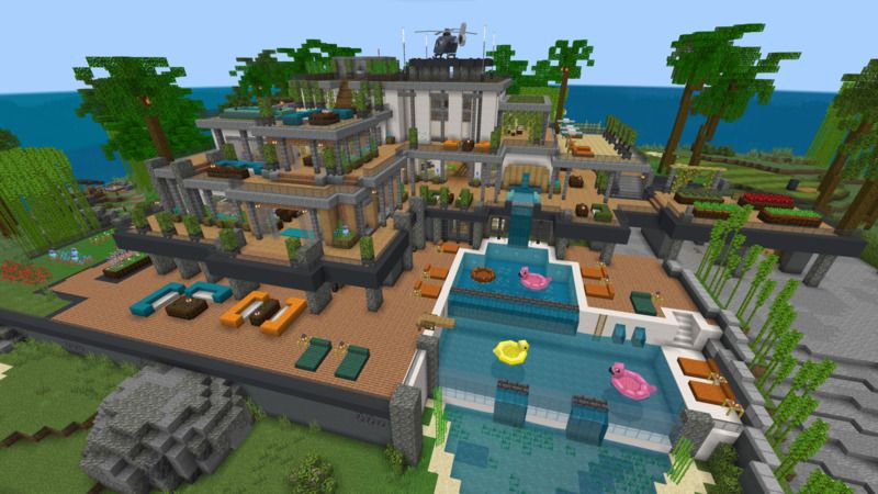 Tropical Mansion by Plank