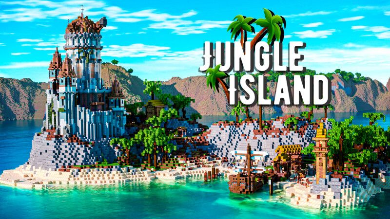 Jungle Island on the Minecraft Marketplace by CrackedCubes Jungle Island on the Minecraft Marketplace by CrackedCubes